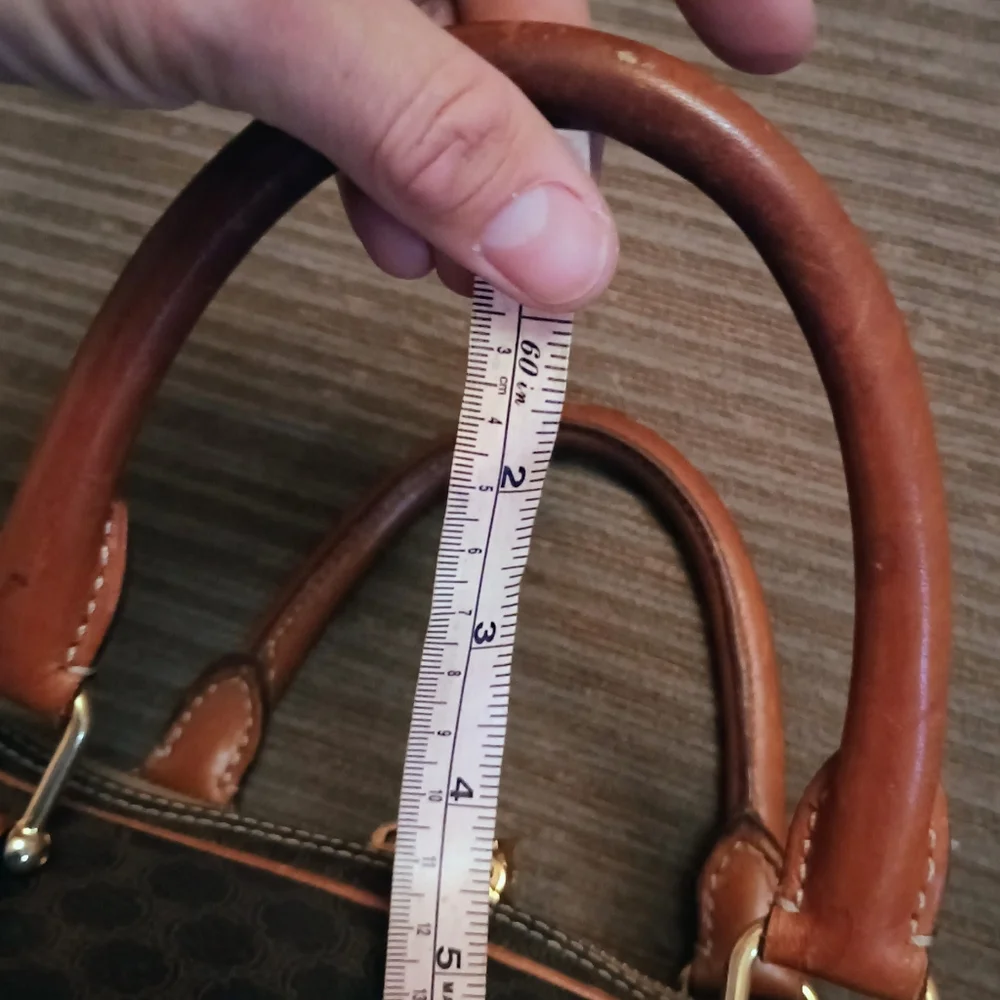 Vintage Celine Leather Macadam Boston Bag